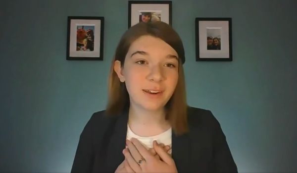 Watch: Trans Teen Schools Senators on Why Equality Matters