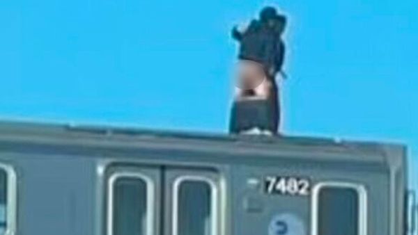Subway Surfers Caught Hooking Up on Top of NYC Train